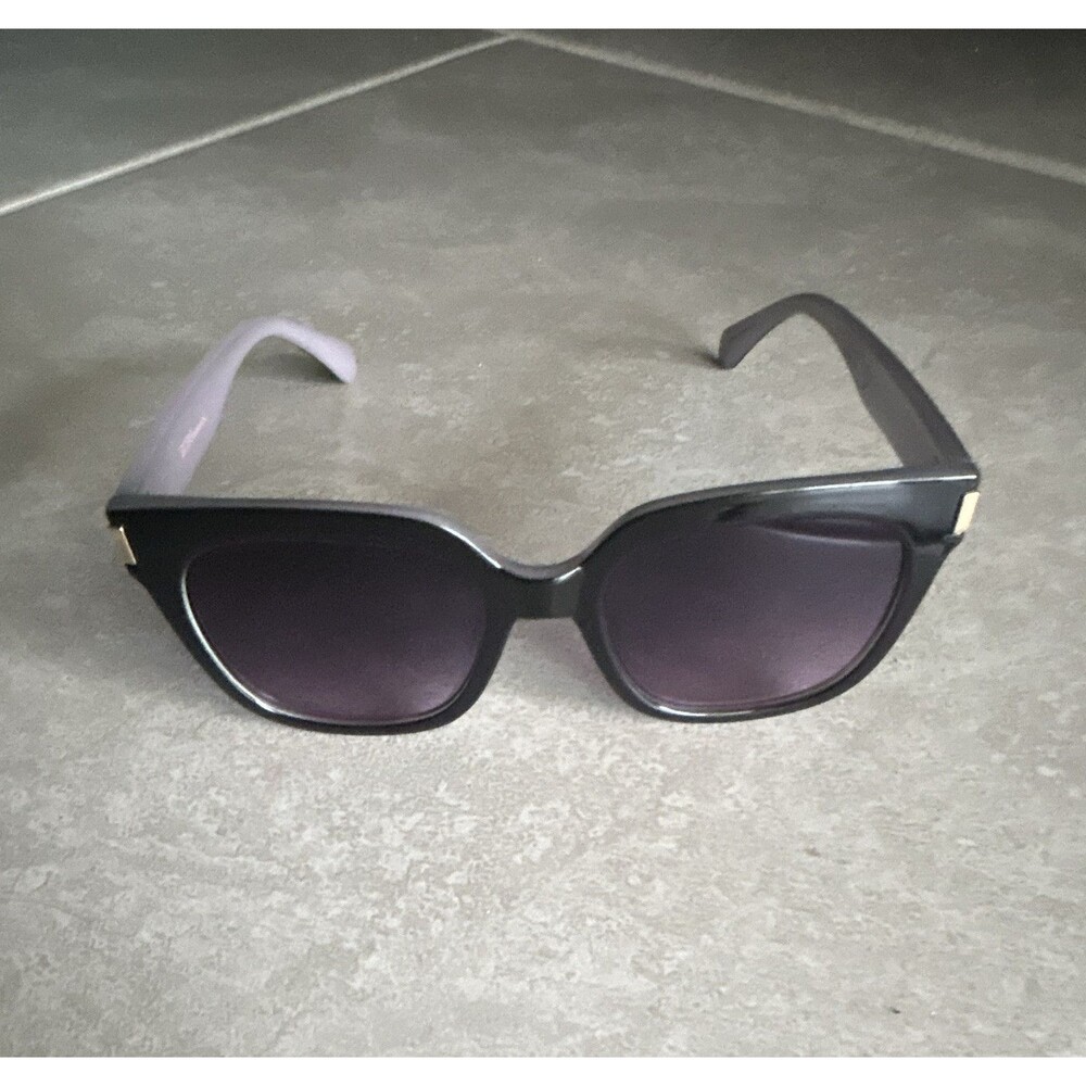 BCBGeneration BG3070CE Women's Cat Eye Sunglasses Black Frame Purple Gradient
